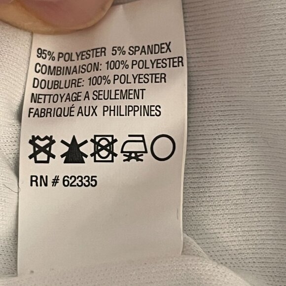 Saks Dress Womens 6 Black White Floral Black Lace Bodycon Sleeveless Zip Up‎ - Picture 11 of 12